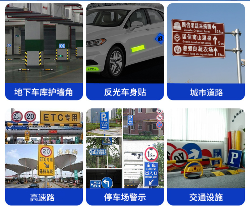 高強級國標三類反光膜適用場景
